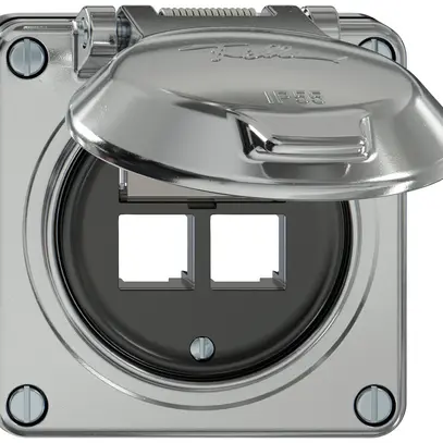 Kit di montaggio INC Feller ELEMENT SNAPFIX® EASYNET 2×diritto 87×91mm all 