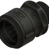 Raccord pour tuyau ondulé Plica ELOCK M20 droit noir 