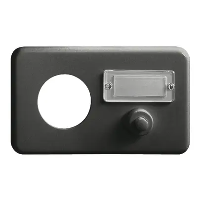 Combinaison ENC FH 1×2 vide +sonnerie noir 