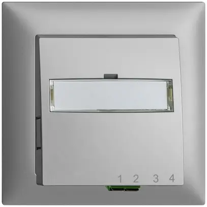 Boîte de raccordement ENC FTTH EDIZIOdue FH 1×LC APC Duplex FMI silver 