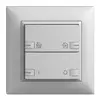 Set frontale INC EDIZIOdue zepAIR ON/OFF 1C con desig.c.LED grigio chiaro 