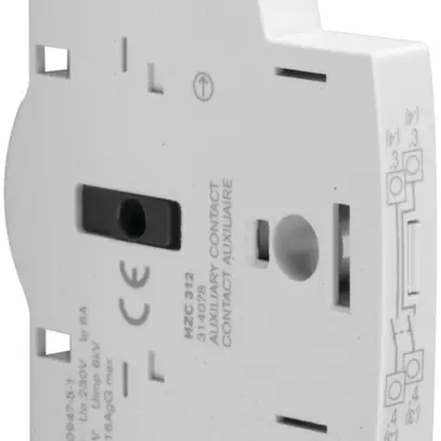 Blocco di contatti ausiliare Hager 2Ch 20…125A 