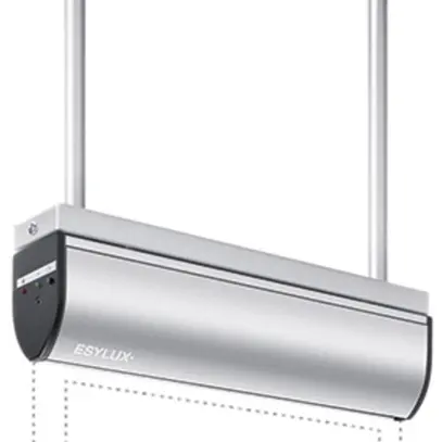 Luminaire de secours ESYLUX SLC LEDi SC/C montage suspendu 