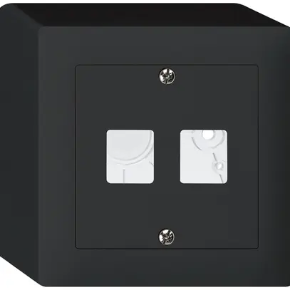 Kit frontal AP kallysto Q pour 2 modules noir 