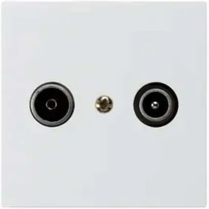 Presa di passaggio INC kallysto R/TV 19dB bianco 