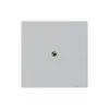 Placca frontale kallysto grigio chiaro per 60×60mm per copertura cieca 
