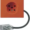 Presa FLF HA tipo 15 morsetti innesto adattatore cavo piatto Technofil arancione 