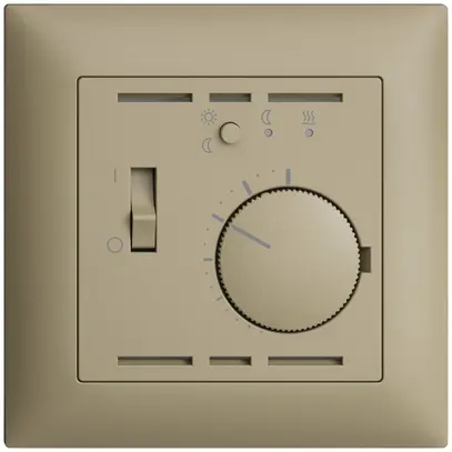 Thermostat d'ambiance ENC EDIZIOdue sand avec sonde et horloge 
