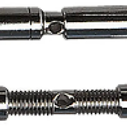 Serrage de corde SLV pour système de câble basse tension, 2 pièces chromé 