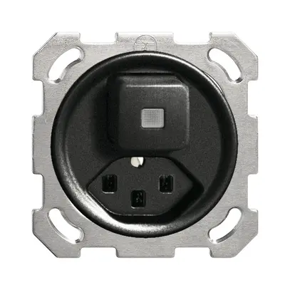 Combinaison lum. ENC 6/1L+T23 noir orientation FH avec lent. LED jaune 