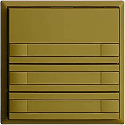 Pulsante INC KNX 6×EDIZIOdue olive RGB senza LED con inserto carta 