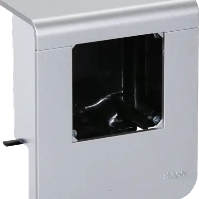 Geräteträger Hager für SL20055 leer Dekor Aluminium 