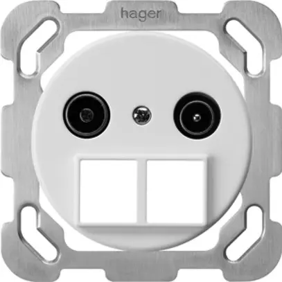 Prise d'antenne ENC TV-R HMS basico C 23dB noir 