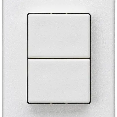 EB-Doppel-Druckschalter Hager FLF 10A/250V 1/1L weiss 