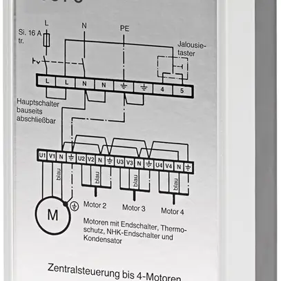Apparecchio di comando di gruppo AP Elero contatti di raccordo parallele 