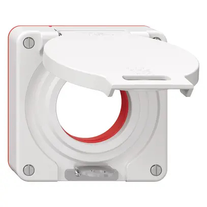 Couvercle avec clapet NEVO Ø42mm verrouillable IP55 bc (joint ro) 