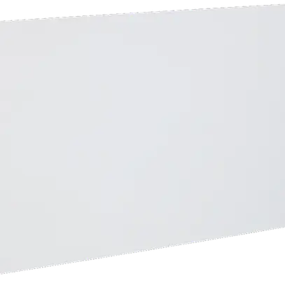 Plaque PVC dur 2000x1000x4mm signal blanc RAL9003 