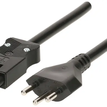 Cavo d'allacciamento MH presa AC 166 GBUF/315, spina T12 3m nero 