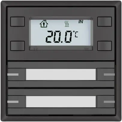 Pulsante RTH EDIZIO.liv SNAPFIX® c.RGB-LED targ.4×tasti com.1T grs 