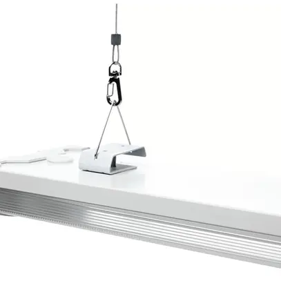 Suspension à corde DOTLUX SOFTEDGE 1000mm acier argent 