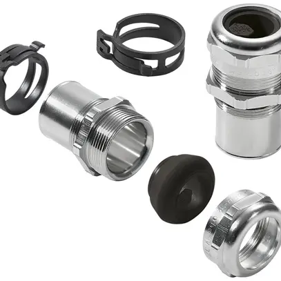 Kabelverschraubung WM VGM32-MS68 EMC 15-25SET M32 15…25mm Messing IP68 Silber 