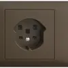 Prise INC EDIZIOdue T25 16A coffee 53mm, bornes à vis 
