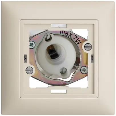 Signal lumineux ENC EDIZIOdue crema 7W, sans calotte plate 