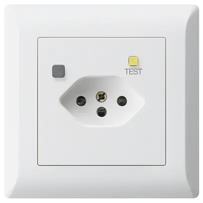 UP-Steckdose KLI T13 FI 30mA weiss 