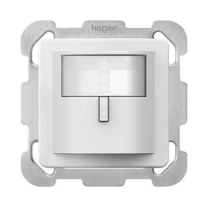Rilevatore di movimento INC Hager basico B stazione secondaria bianco 