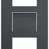 Cadre de recouvrement vidéo ABB-Welcome, pour 1/3 (3 modules), Al anthracite 