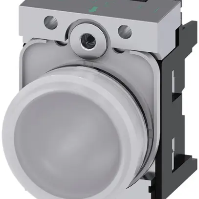 Avvisatore luminoso Siemens SIRIUS ACT c.supporto+LED 24VUC bianco metallo luc. 