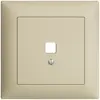 UP-Frontset EDIZIOdue vanille 88×88mm für Datenschnittst.USB 