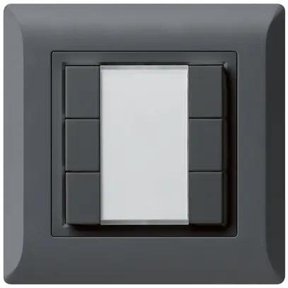 UP-Universaltaster 6×kallysto.line ohne LED anthrazit 