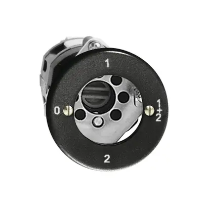 Interrupteur rotatif ENC FH 1/1P noir pour serrure de sûr. sans cyl. 