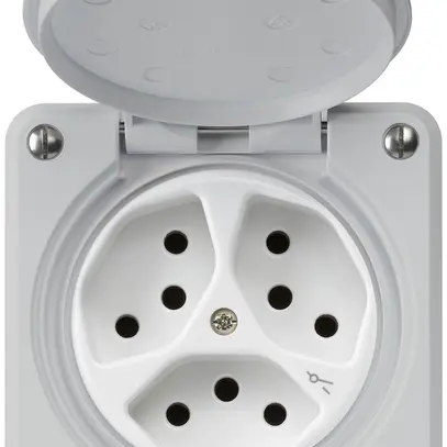 Presa INC robusto 3×tipo 13/1 grigio 