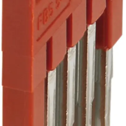 Pont enfichable 4mm 5L rouge CLIPLINE 