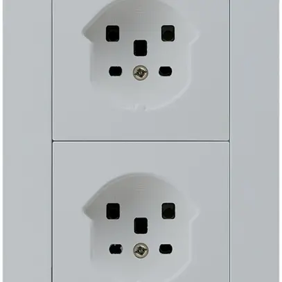 Combi INC 2×1 HA kallysto.trend 2×tipo 25 con morsetti a innesto grigio chiaro 