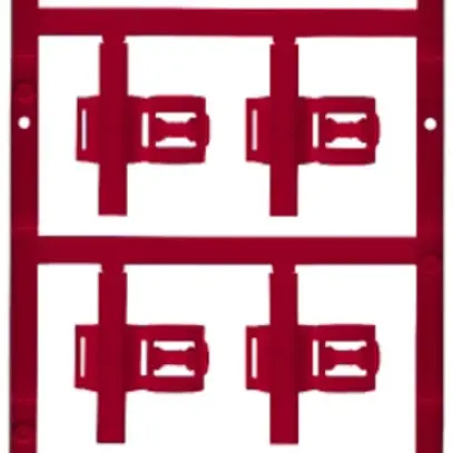 Marqueur de conducteur Weidmüller MultiCard SFC p.Ø3.5…7mm 30×12.5mm PA66 rouge 