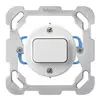 Insert pour interrupteur ENC basico 6/1L avec plaque de fixation blanc 