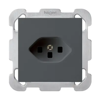 Prise ENC kallysto T23 an avec bornes enfichables avec plaque de fixation 