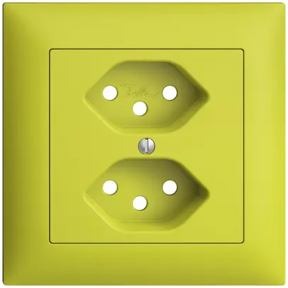 Kit frontal EDIZIOdue lemon 88×88mm 2×T13 