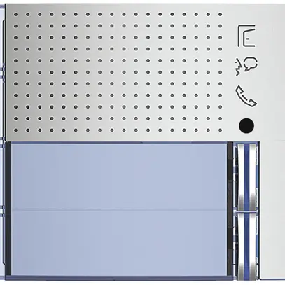 Façade pour module haut-parleur de porte Sfera avec 2 boutons aluminium 