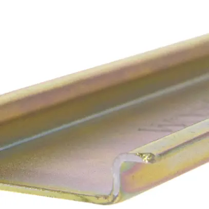 Profilo supp. acciaio zincato 2m 35×7.3mm EN 50022-35 