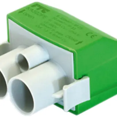 Borne d'alimentation LPDB 2×6…50 mm²/1×2.5…10 mm² vert 