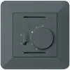 Termostato INC Hager kallysto.trend, con interr.di riscald./raffred., antracite 