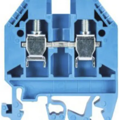 Borne de passage joignable WK 0.5…10mm² 41A 1000V 2×vis 1 ét.rail TH35/G32 blc 