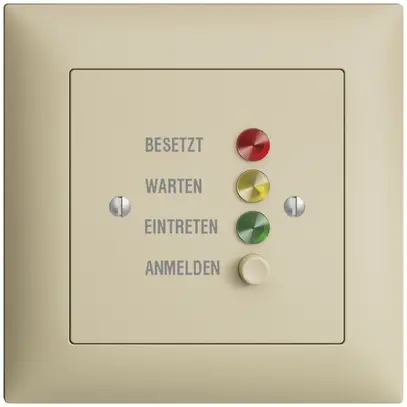 Station de porte ENC EDIZIOdue pour signaux d'appel, vanille 