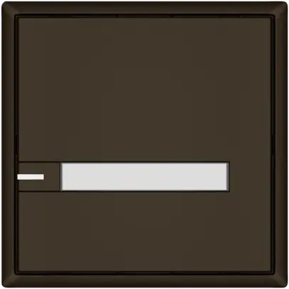 Poussoir KNX RGB EDIZIO.liv SNAPFIX® capteur temp.RGB-LED étiqu.1×com.1T br 