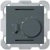 Termostato INC Hager kallysto B, con interr.di riscald./raffred., antracite 