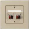 Presa INC audio kallysto.pro 2×beige morsetto per 2 altoparlante 
